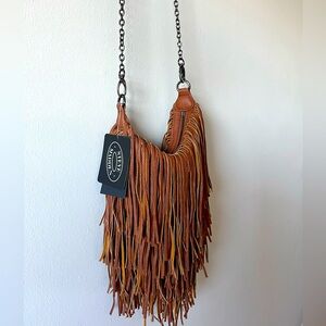 Steve Madden Women’s Fringe Faux Leather Purse